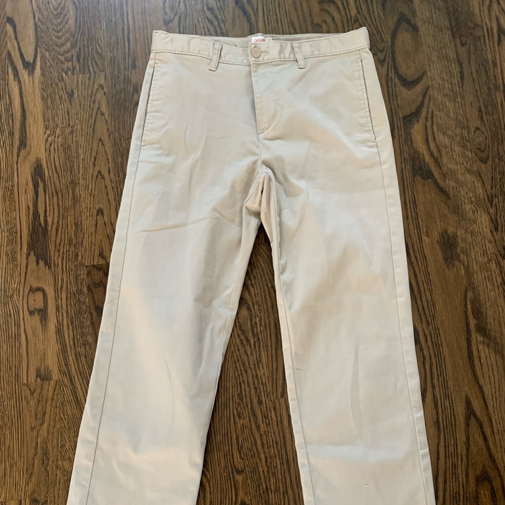 *4 for $20* Cat & Jack khaki pants (14 husky)